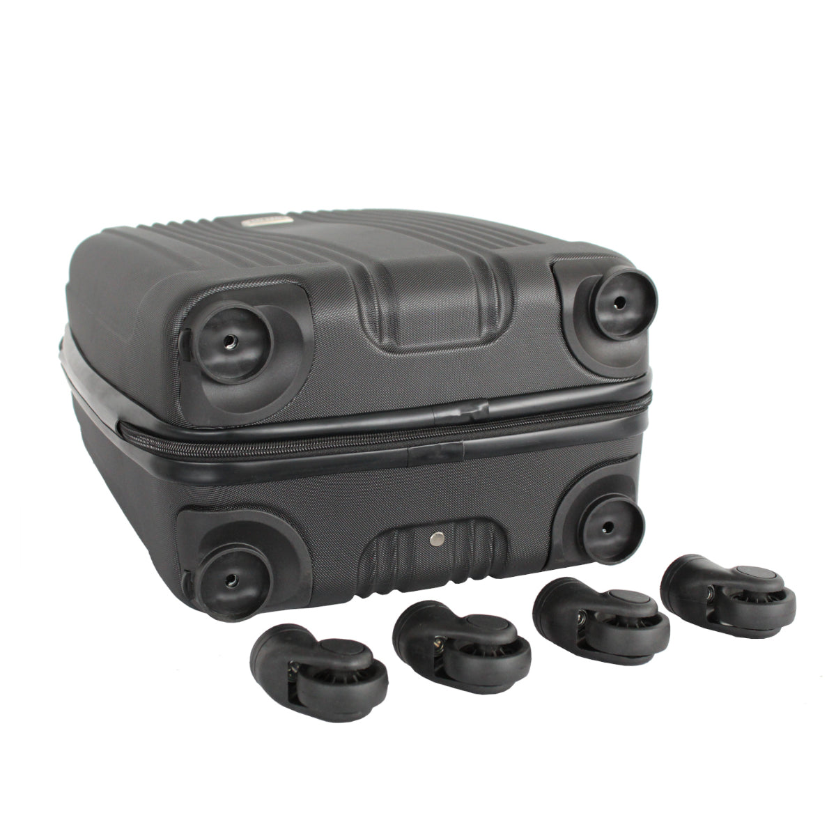 Valise cabine 52cm et Vanity Alistair - Collection Airo 2.0 - 4 roues - ABS ultra résistant - Noir