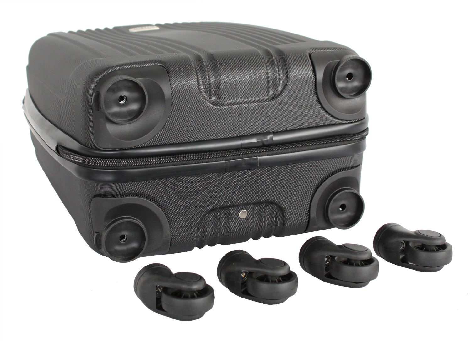 Valise cabine 52cm Alistair - Collection Airo 2.0 - 4 roues - ABS ultra résistant - Noir