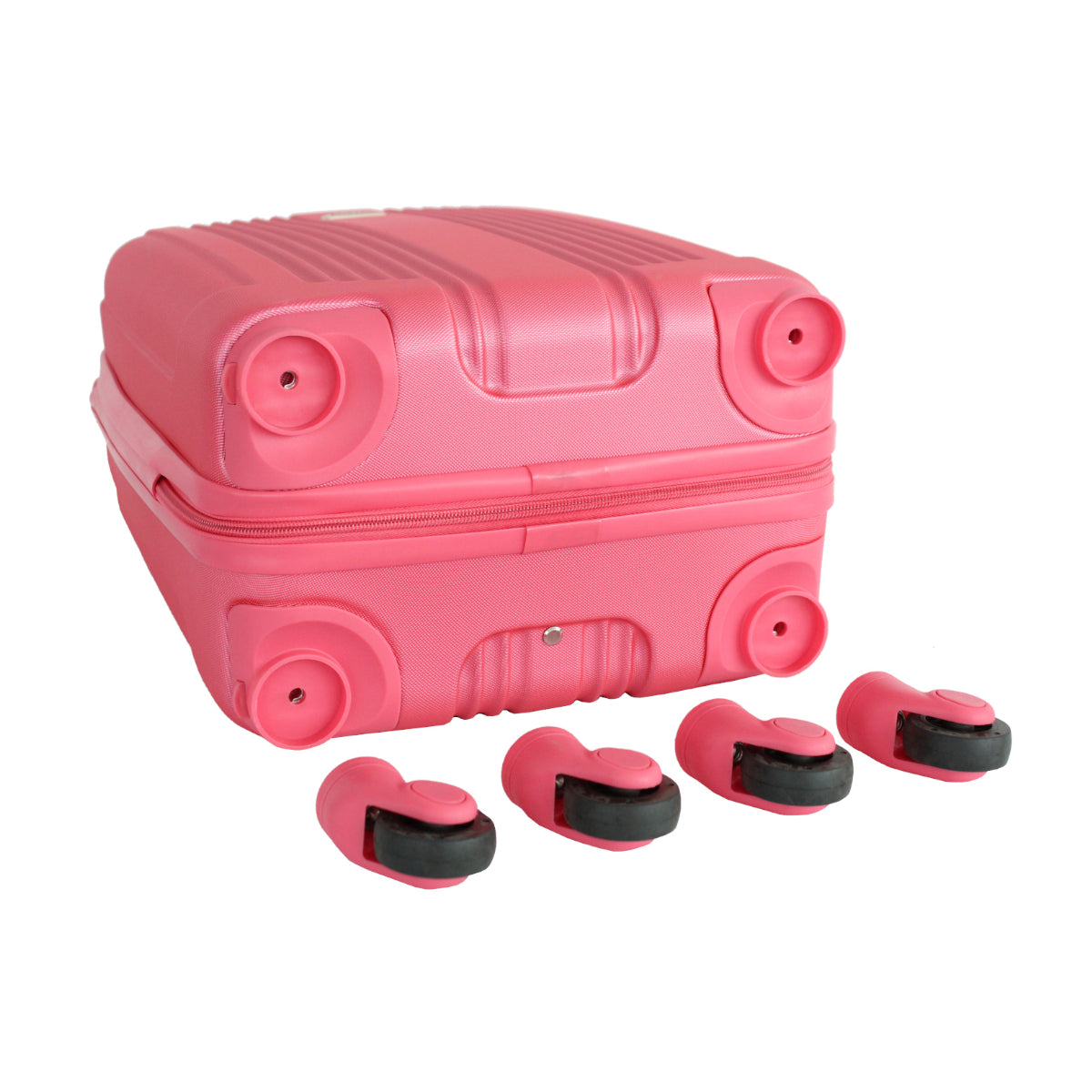 Valise cabine 52cm et Vanity Alistair - Collection Airo 2.0 - 4 roues - ABS ultra résistant - Rose