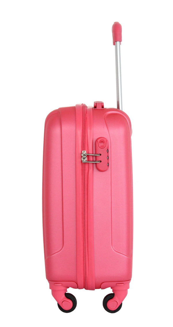 Valise cabine 52cm Alistair - Collection Airo 2.0 - 4 roues - ABS ultra résistant - Rose