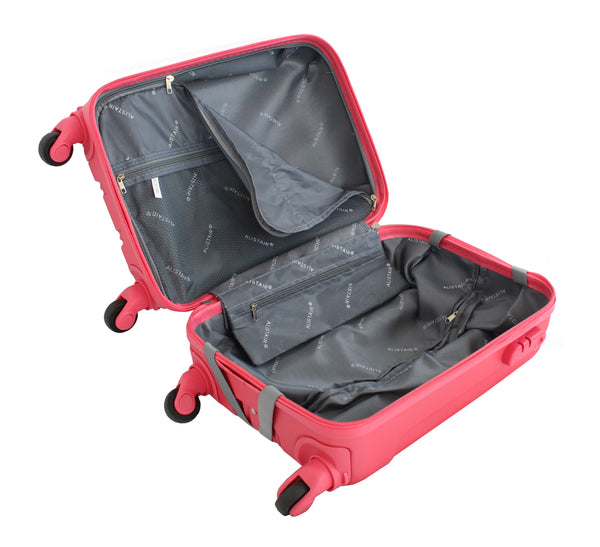Valise cabine 52cm et Vanity Alistair - Collection Airo 2.0 - 4 roues - ABS ultra résistant - Rose