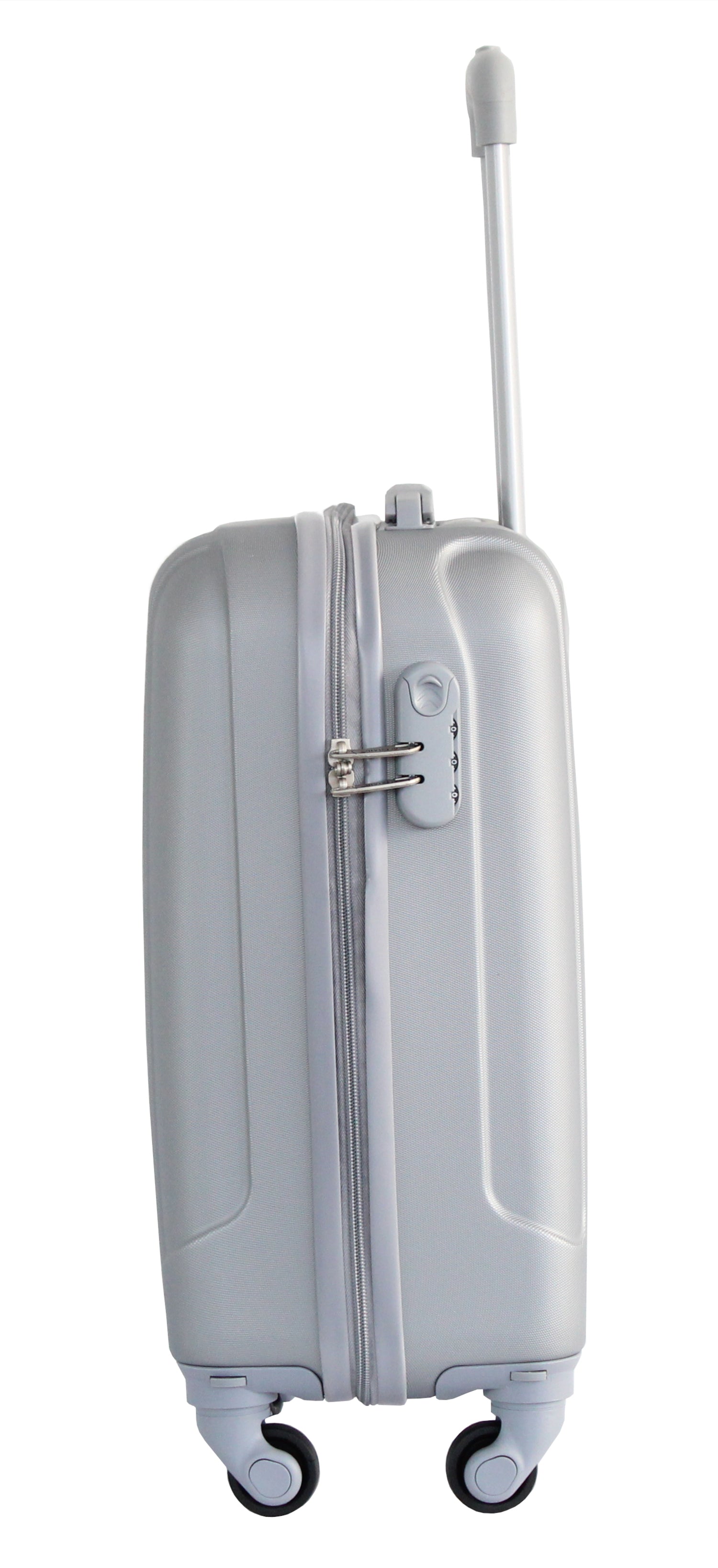 Valise cabine 52cm Alistair - Collection Airo 2.0 - 4 roues - ABS ultra résistant - Argent