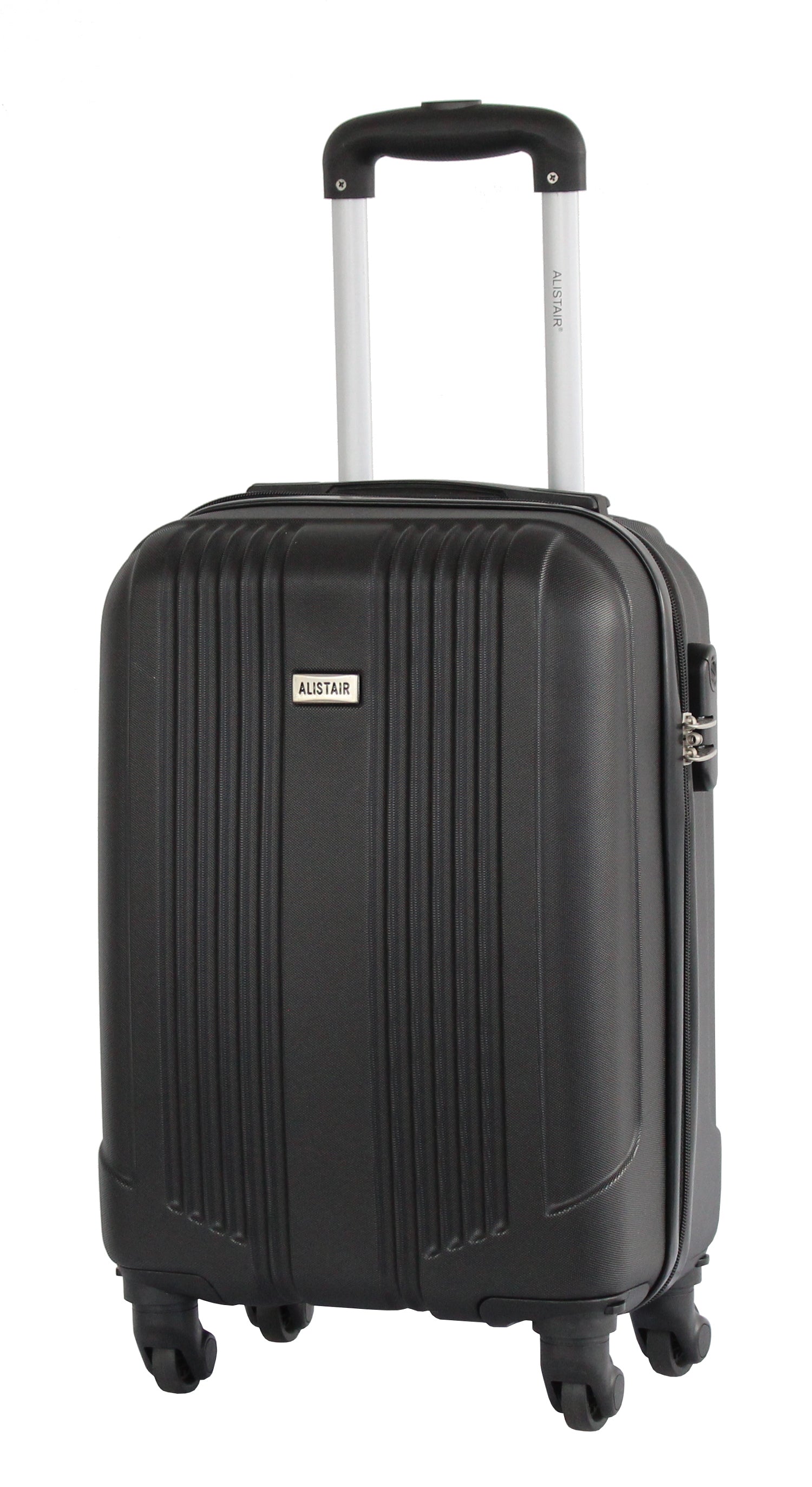Valise cabine 52cm Alistair - Collection Airo 2.0 - 4 roues - ABS ultra résistant - Noir