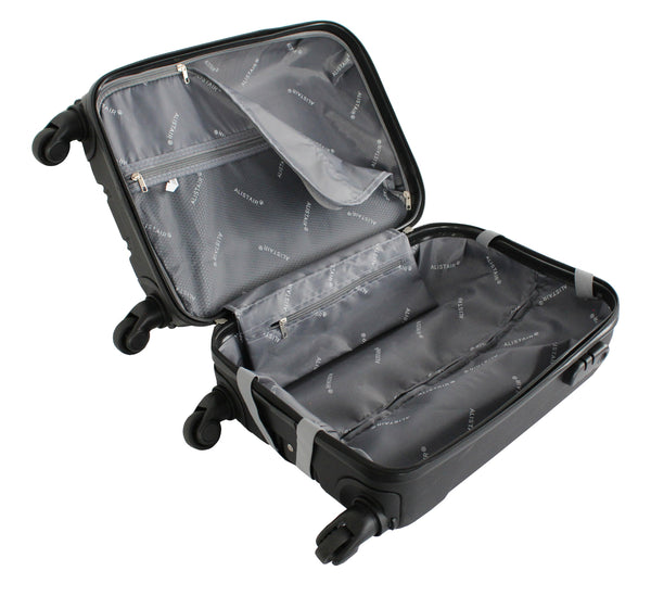 Valise cabine 52cm Alistair - Collection Airo 2.0 - 4 roues - ABS ultra résistant - Noir