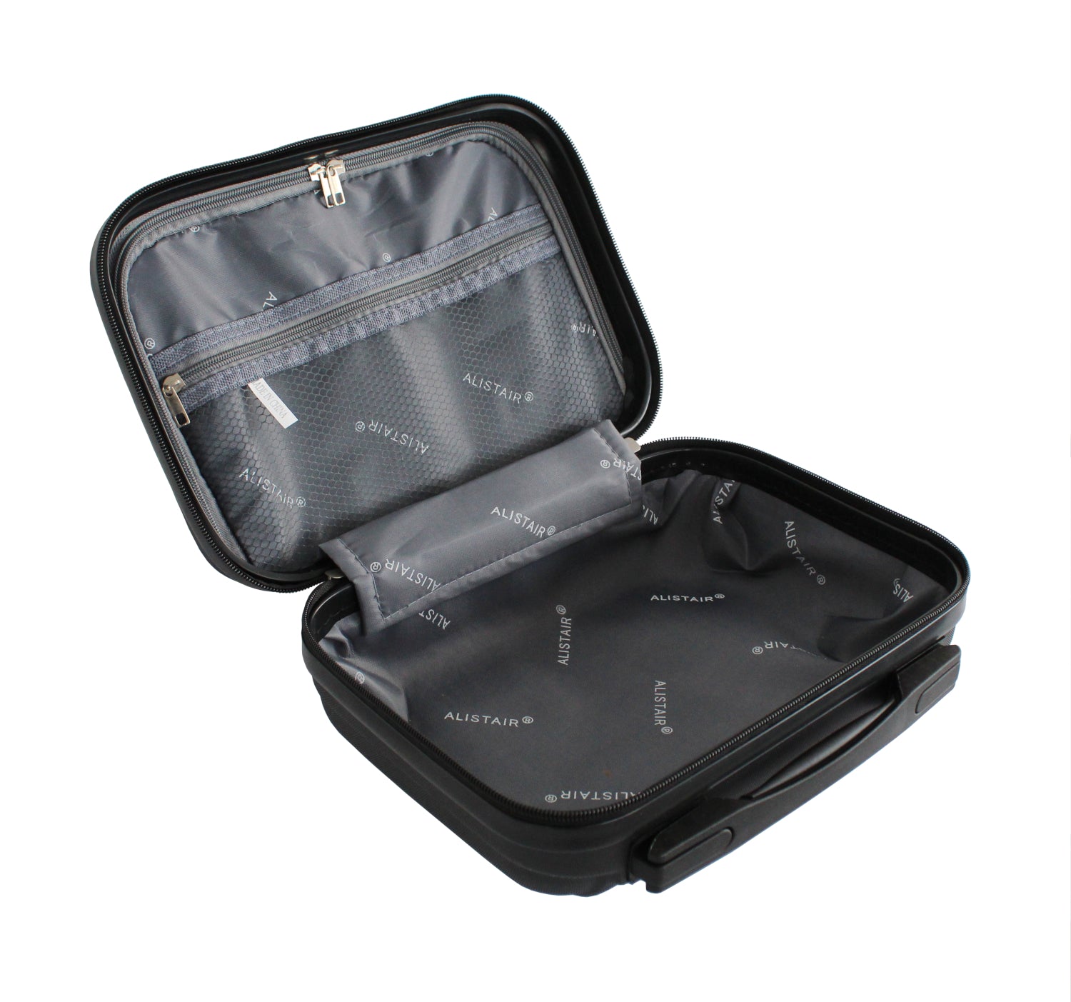 Valise cabine 52cm et Vanity Alistair - Collection Airo 2.0 - 4 roues - ABS ultra résistant - Noir