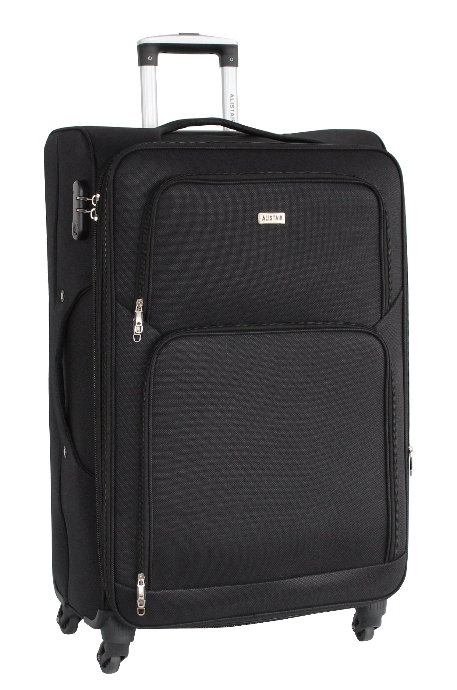 Valise grande taille Alistair - Collection Plume 2.0 - 4 roues - Toile souple