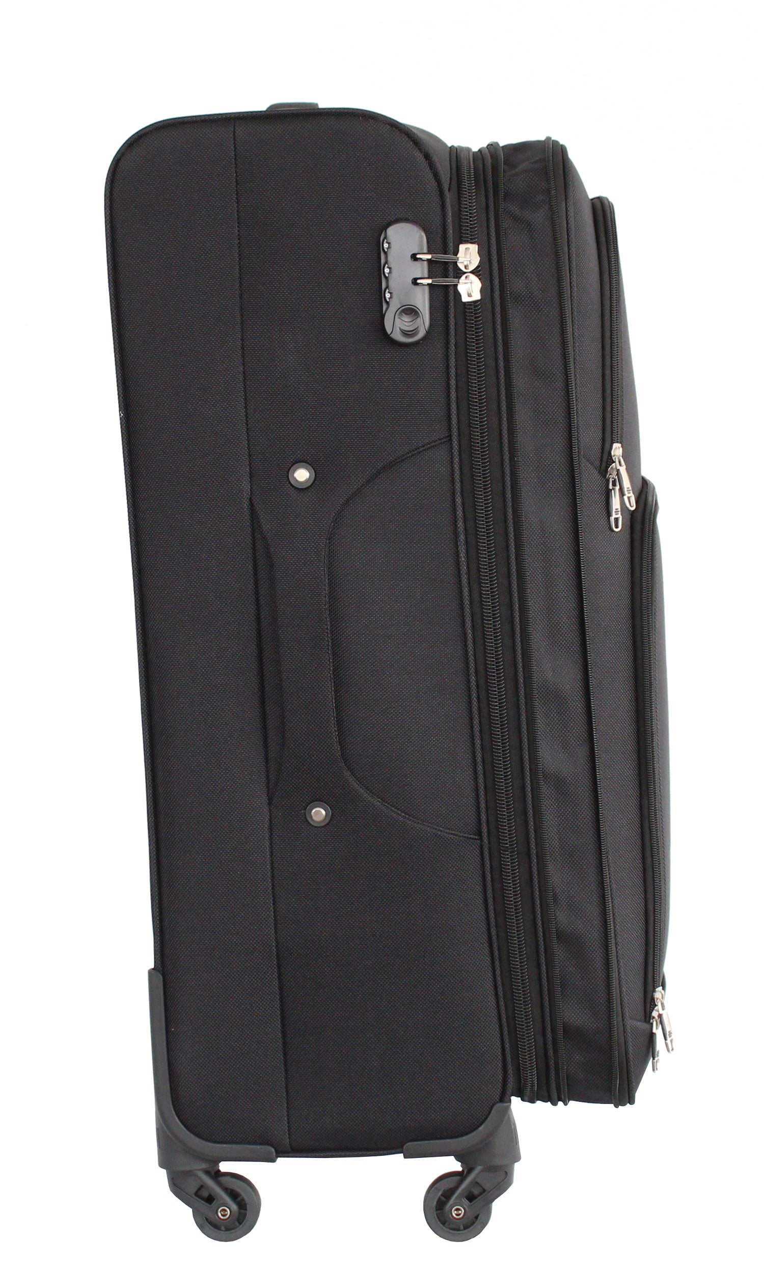Valise grande taille Alistair - Collection Plume 2.0 - 4 roues - Toile souple