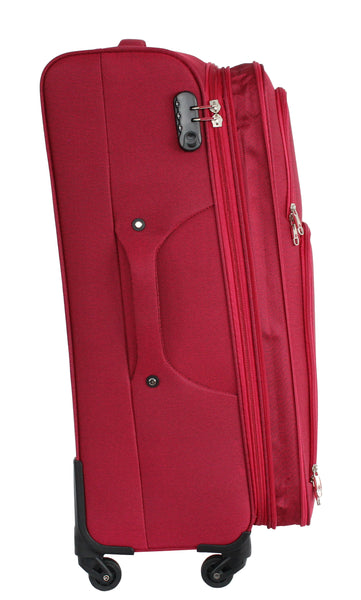 Set de 3 Valises 58cm-68cm-78cm Alistair - Collection Plume 2.0 - 4 roues - Toile souple