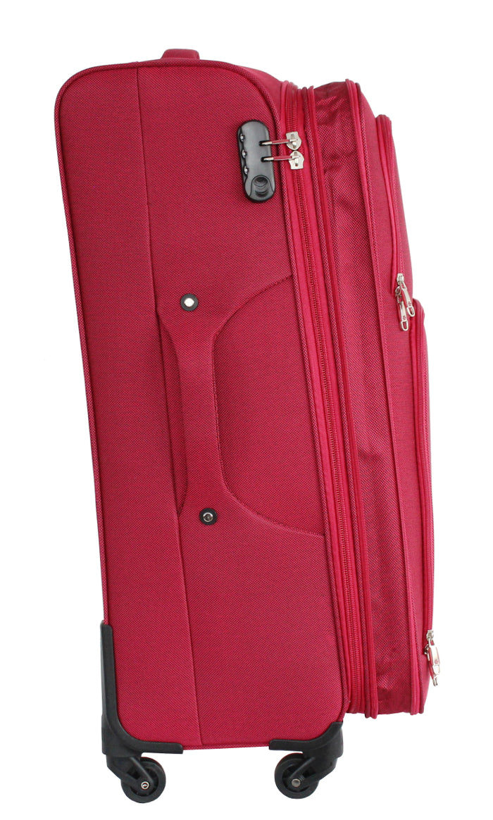 Valise grande taille Alistair - Collection Plume 2.0 - 4 roues - Toile souple