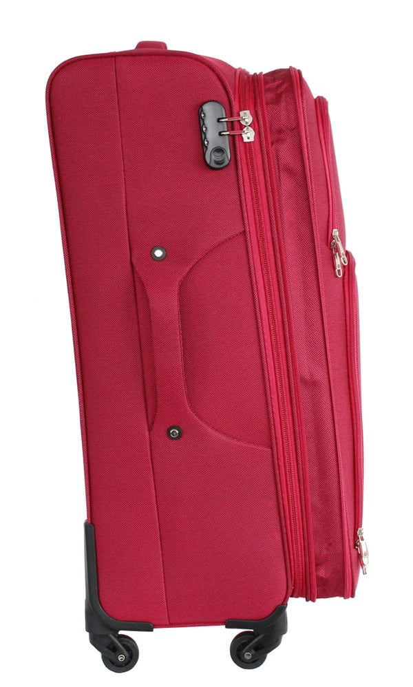 Valise grande taille Alistair - Collection Plume 2.0 - 4 roues - Toile souple