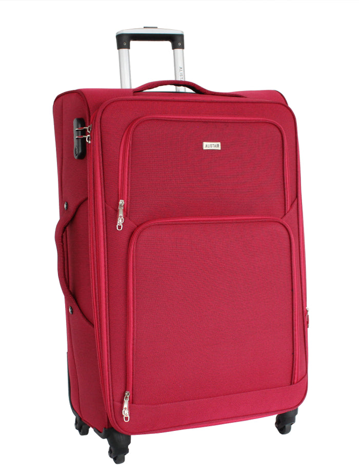 Set de 3 Valises 58cm-68cm-78cm Alistair - Collection Plume 2.0 - 4 roues - Toile souple