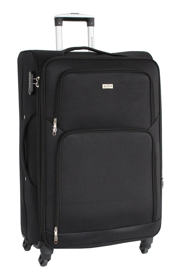 Set de 3 Valises 58cm-68cm-78cm Alistair - Collection Plume 2.0 - 4 roues - Toile souple