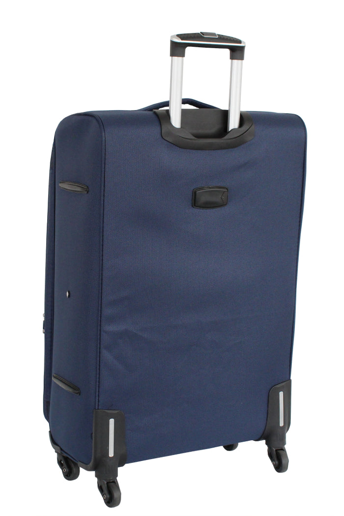 Valise grande taille Alistair - Collection Plume 2.0 - 4 roues - Toile souple