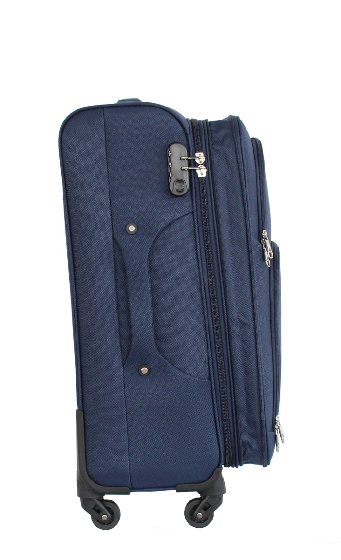 Valise taille moyenne Alistair - Collection Plume 2.0 - 4 roues - Toile souple