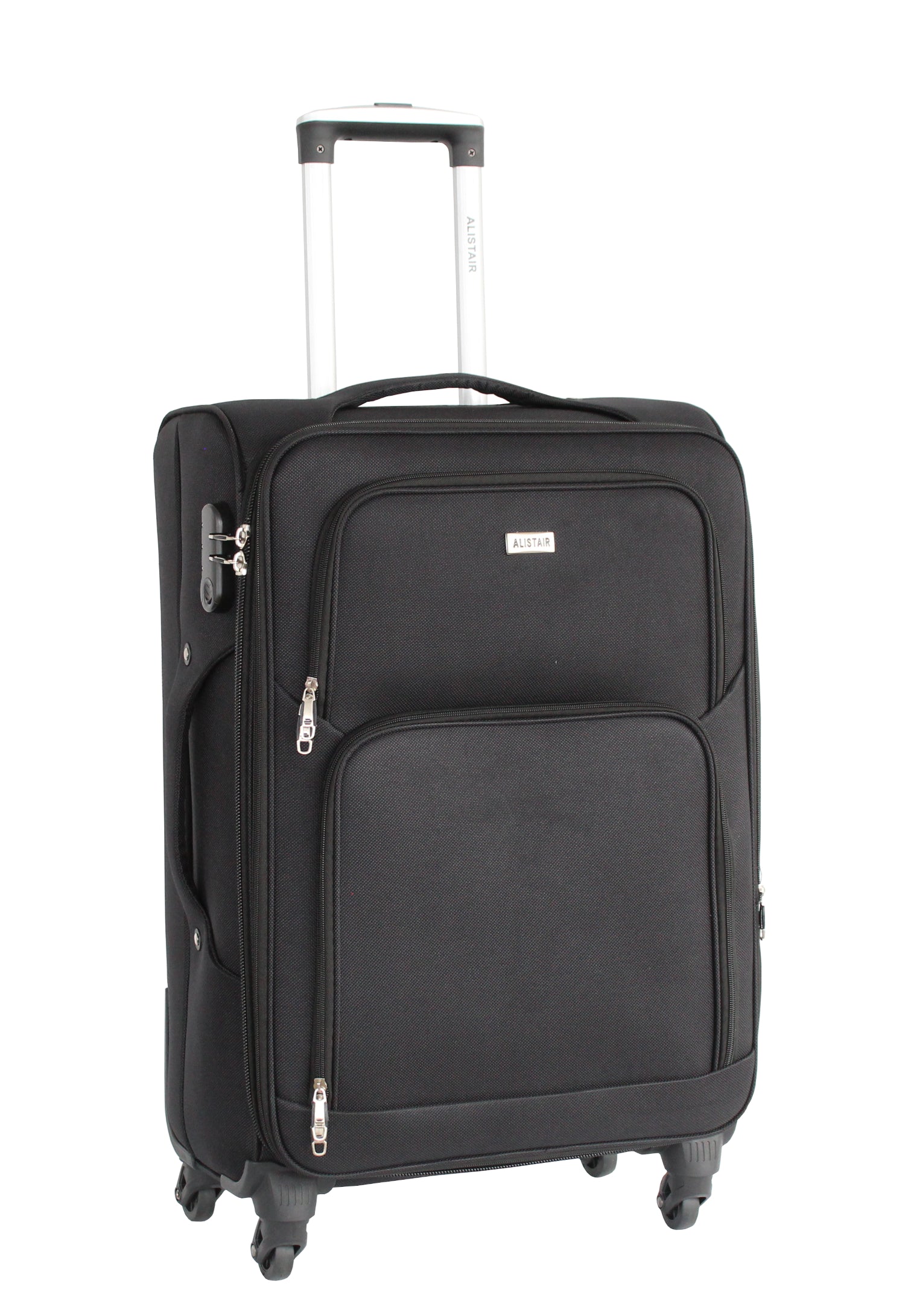 Valise taille moyenne Alistair - Collection Plume 2.0 - 4 roues - Toile souple