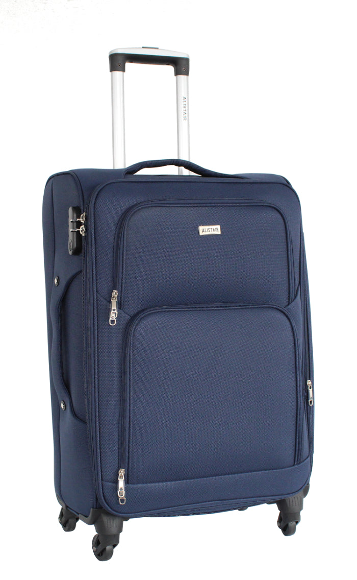 Valise taille moyenne Alistair - Collection Plume 2.0 - 4 roues - Toile souple