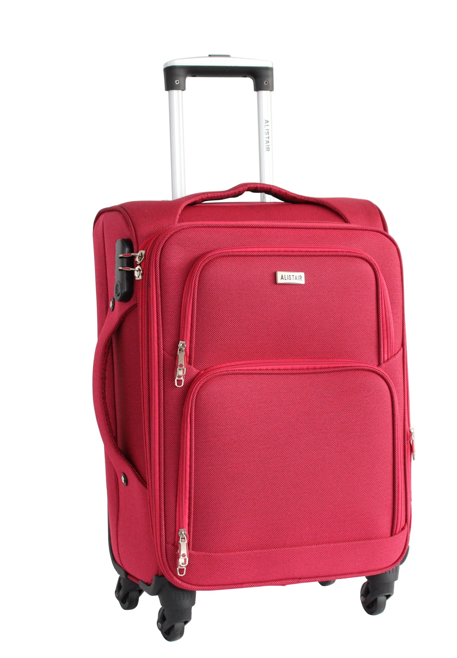 Valise cabine Alistair - Collection Plume 2.0 - 4 roues - Toile souple