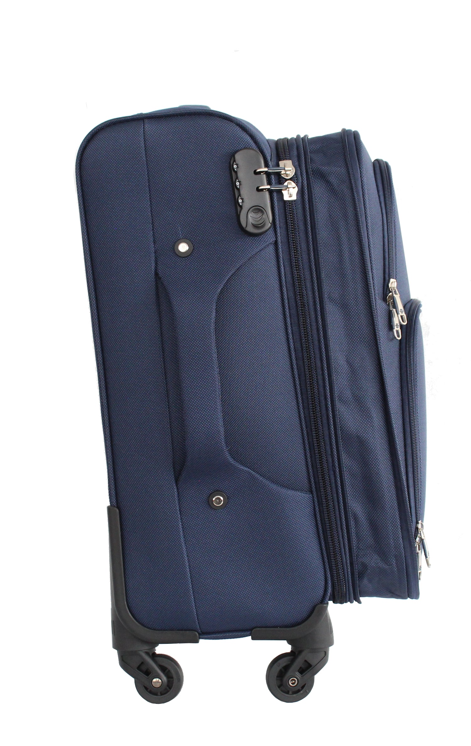 Valise cabine Alistair - Collection Plume 2.0 - 4 roues - Toile souple