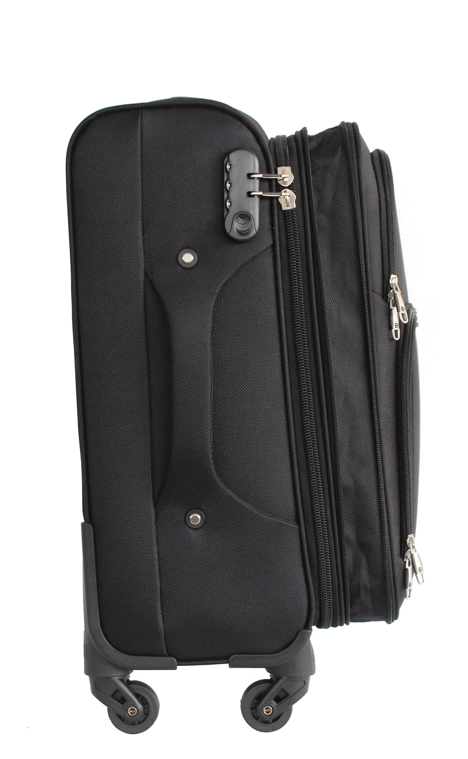 Valise cabine Alistair - Collection Plume 2.0 - 4 roues - Toile souple