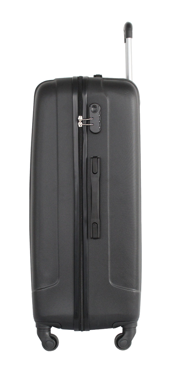 Valise grande taille Alistair - Collection Airo - 4 roues - ABS ultra résistant - Noir