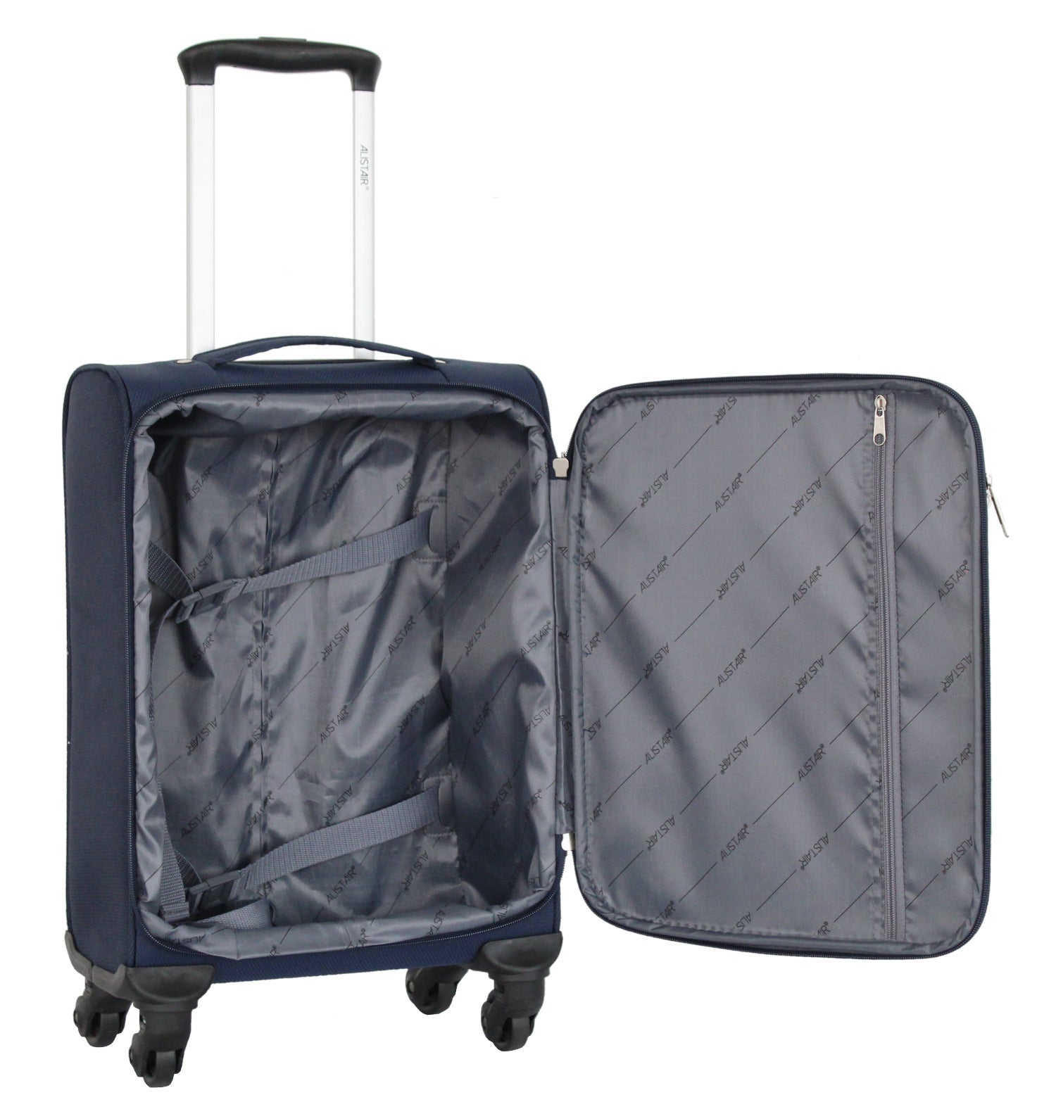 Valise cabine 52 cm Alistair - Collection Breeze - 4 roues - Toile souple