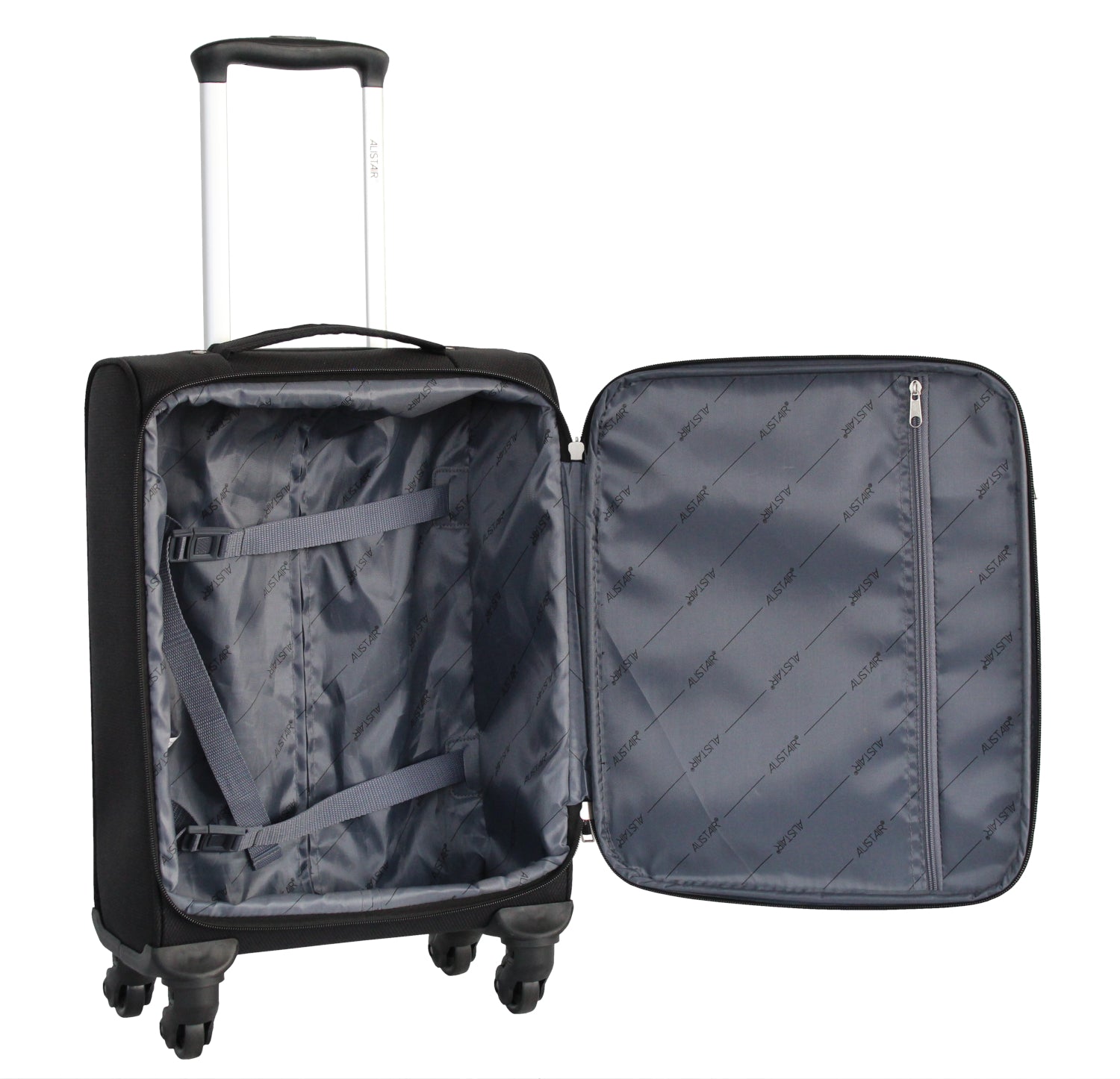 Valise cabine 52 cm Alistair - Collection Breeze - 4 roues - Toile souple