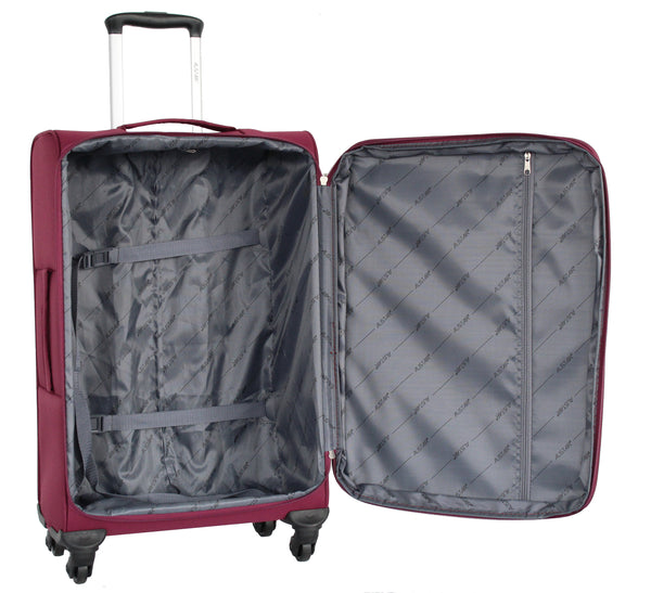 Valise taille moyenne Alistair - Collection Breeze - 4 roues - Toile souple