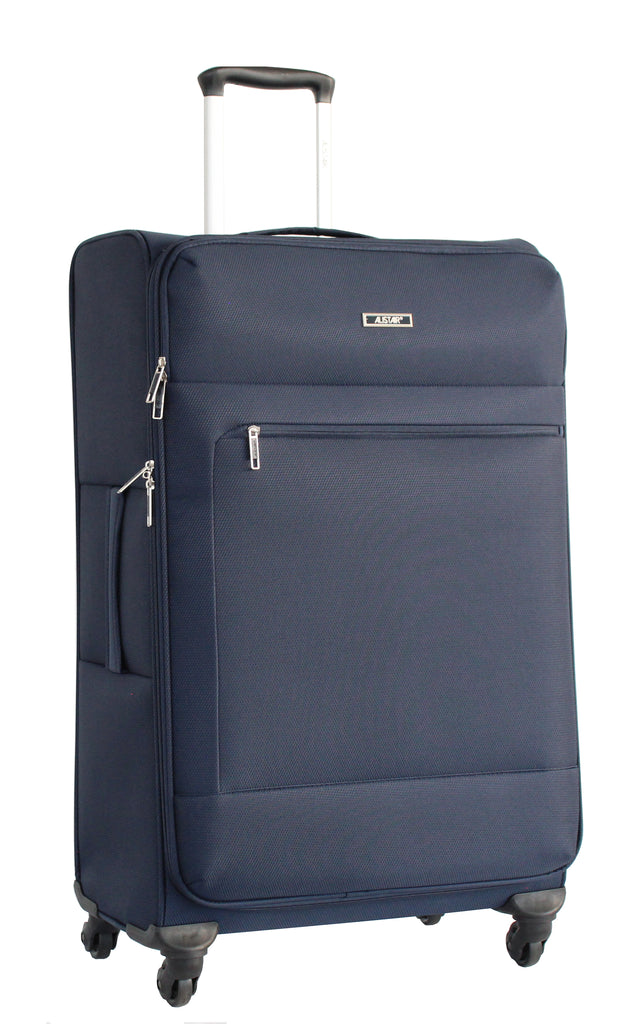 Valise grande taille Alistair - Collection Breeze - 4 roues - Toile souple