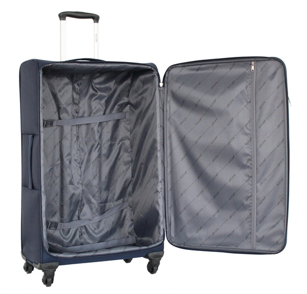 Valise grande taille Alistair - Collection Breeze - 4 roues - Toile souple