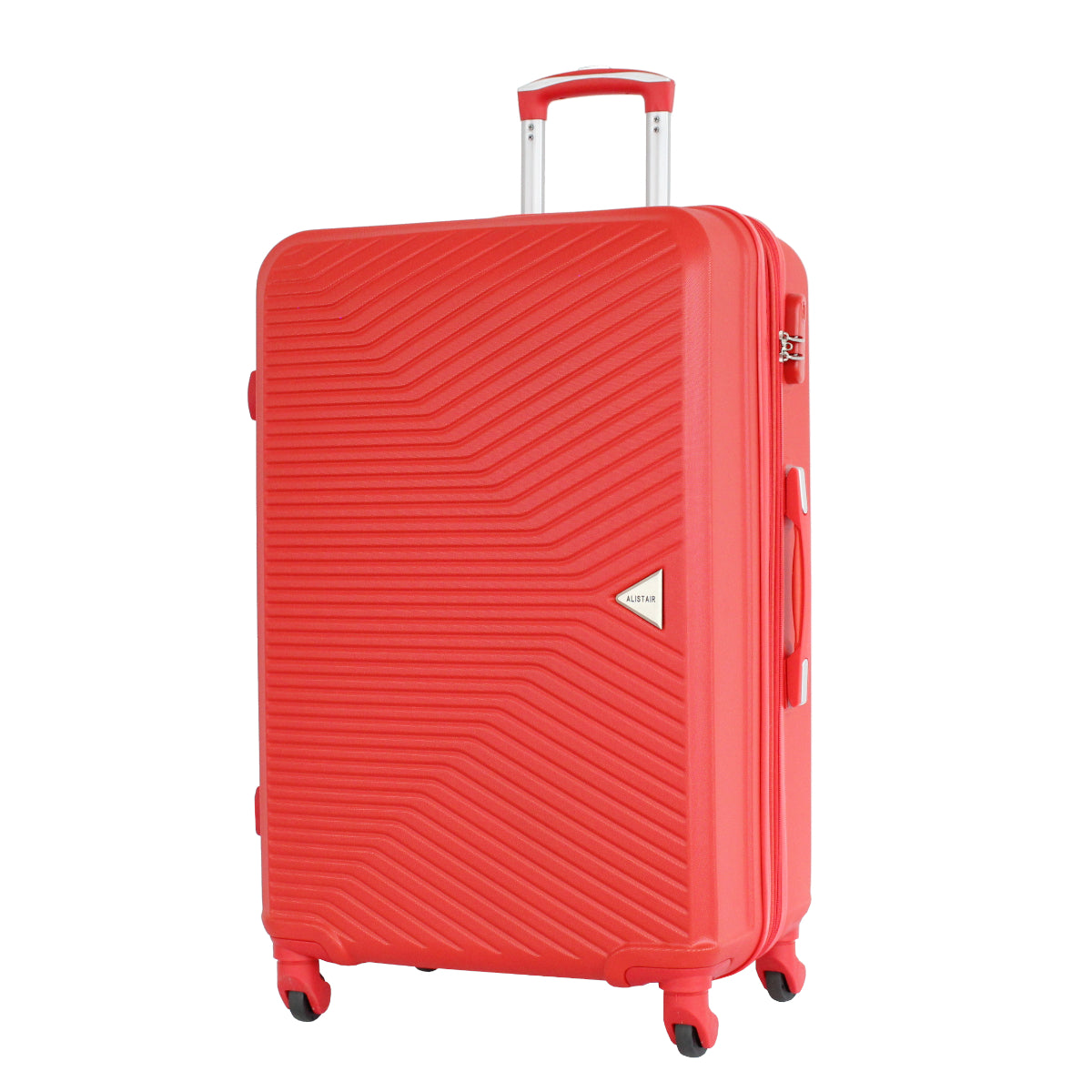 Alistair « Iron » Set de 4 Valises 50cm-55cm-65cm-75cm + Vanitys S et XS – Rouge