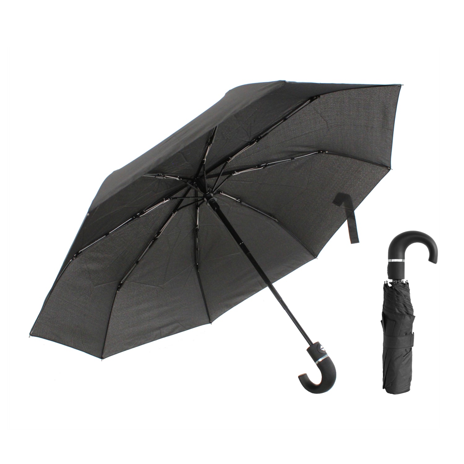 Parapluie automatique compact et résistant - Anti vent et retournement - ALISTAIR - Marque française garantie 1 an