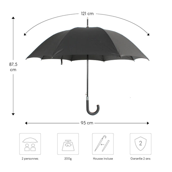 Alistair Parapluie Crook – Ultra Résistant - Ouverture / Fermeture Automatique