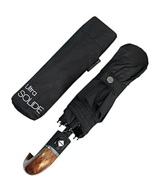 Parapluie automatique compact et résistant - Anti vent et retournement - ALISTAIR - Marque française garantie 1 an