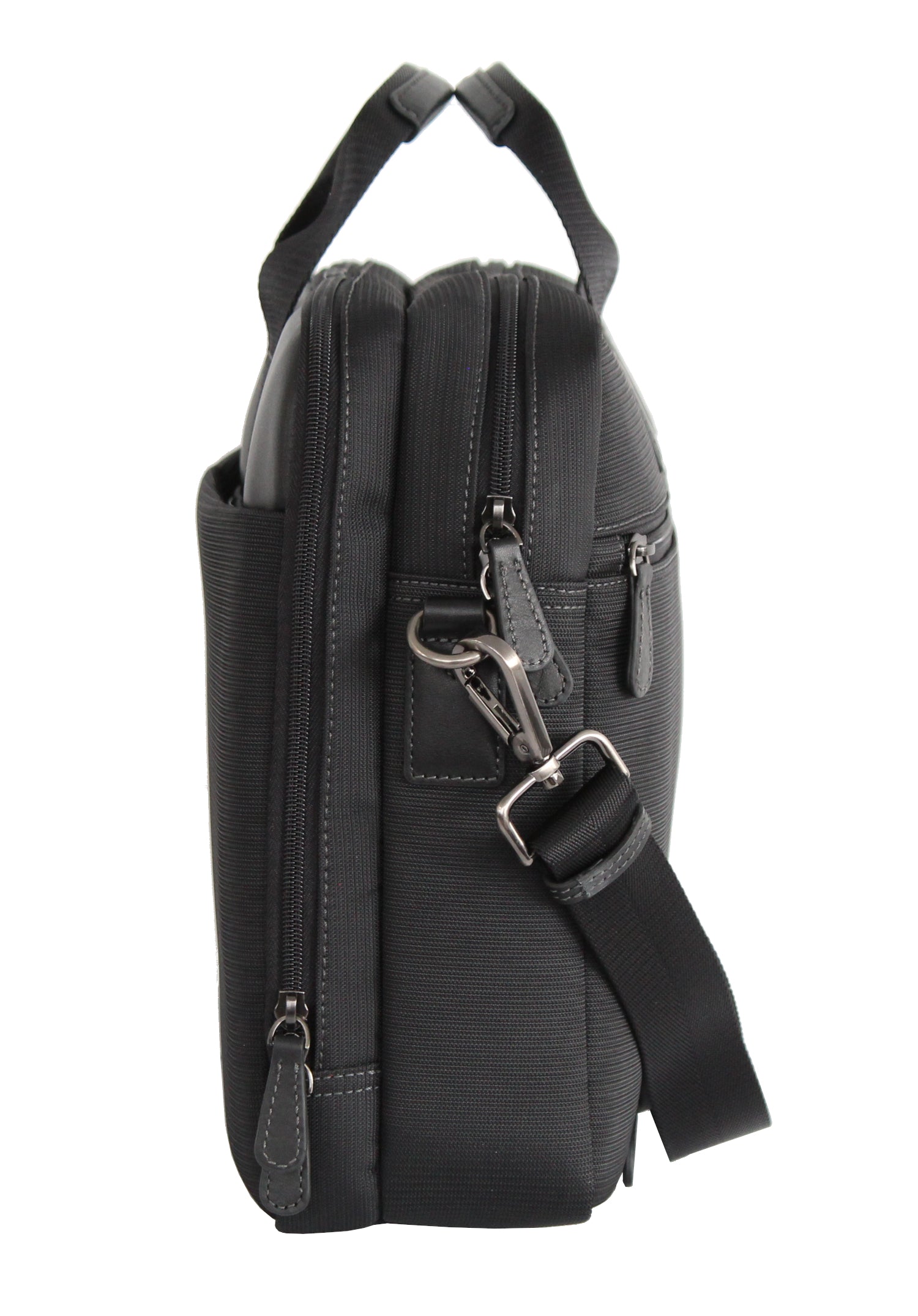 Besace ordinateur 17 pouces Cadwell en Toile et Cuir