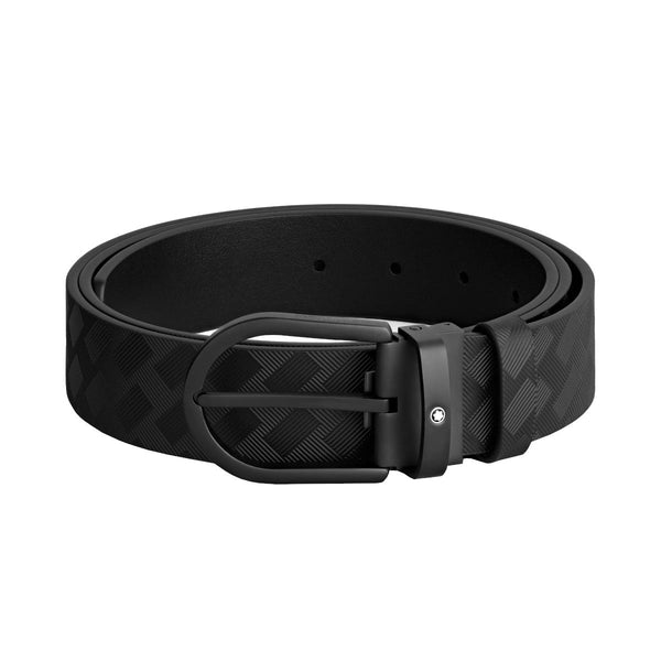 Ceinture 35 mm en cuir noir