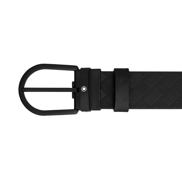 Ceinture 35 mm en cuir noir