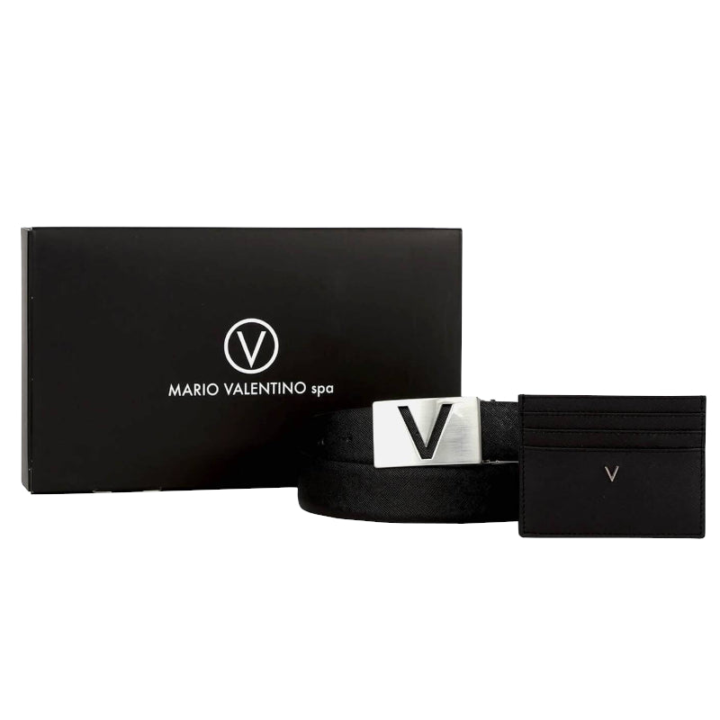 Coffret cadeau ceinture Dak et porte-cartes Valentino pour hommes