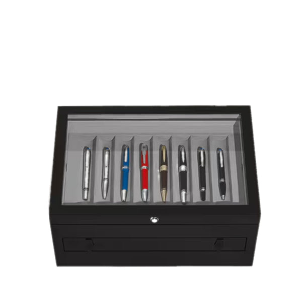 Coffret de collectionneur grand Montblanc format en bois et laque pour 24 instruments d’écriture