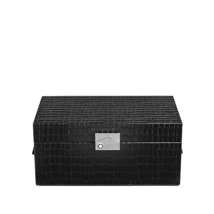 Coffret de collectionneur Montblanc pour montres en cuir embossé croco