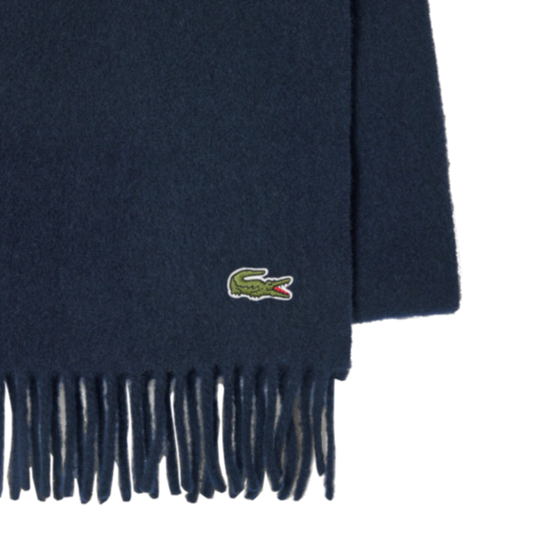 Écharpe laine brossée en coffret Lacoste