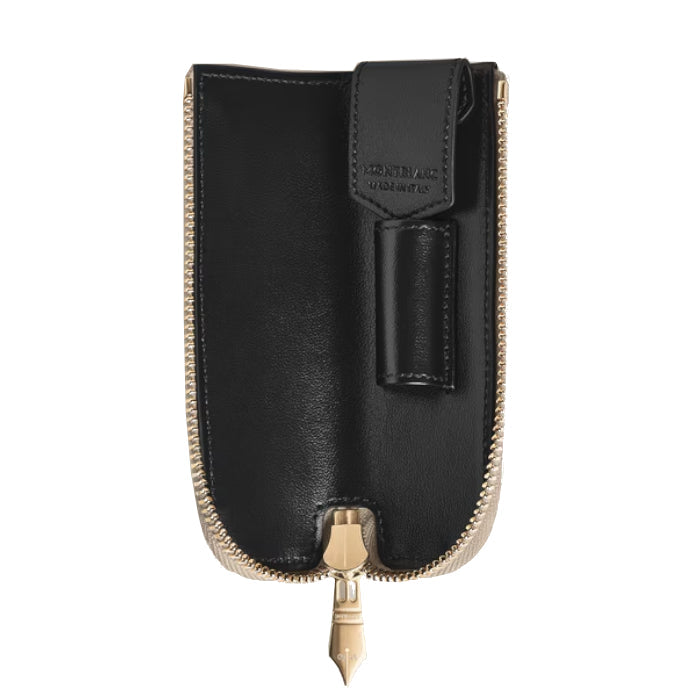 Étui pour 1 Instrument d'Écriture Montblanc Heritage Rouge et Noir Baby en cuir Meisterstück