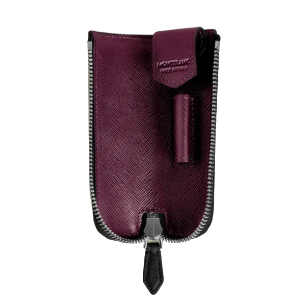 Étui pour 1 instrument d’écriture Montblanc Sartorial Heritage Rouge et Noir Baby