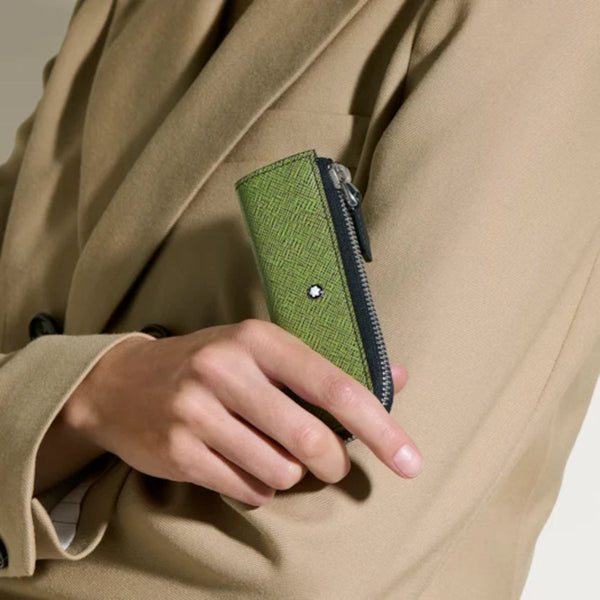 Étui pour 1 instrument d’écriture Montblanc Sartorial Heritage Rouge et Noir Baby