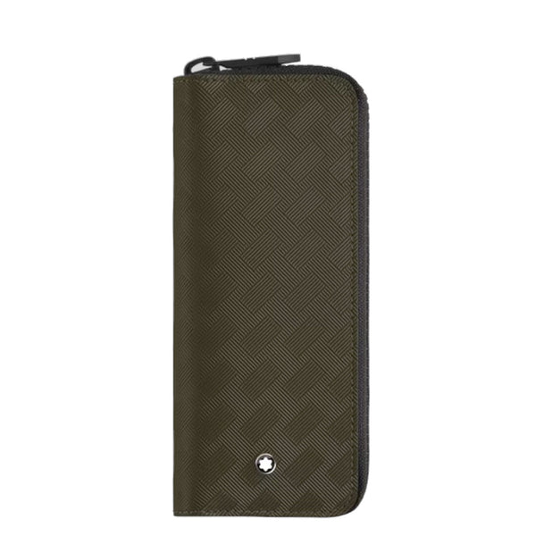 Étui pour 2 Instrument d'écriture Montblanc Zippé en Cuir Extreme