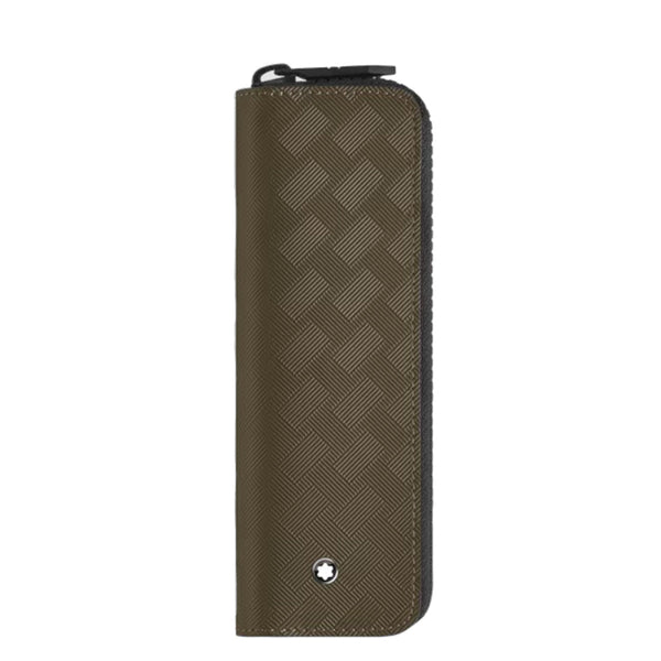 Étui zippé pour 1 instrument d’écriture Montblanc Zippé en Cuir Extreme