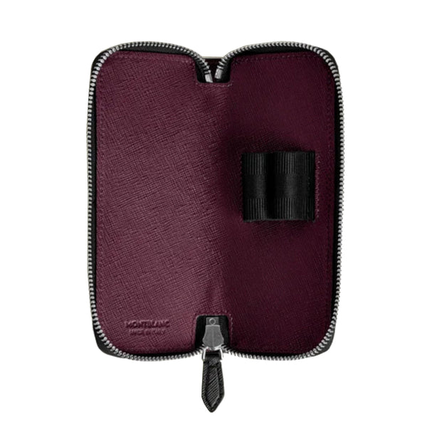 Étui zippé pour 2 instrument d'écriture Montblanc Sartorial