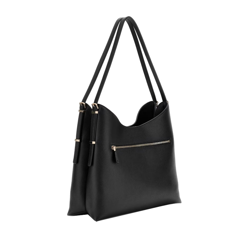 Grand sac hobo noir Lefia Guess