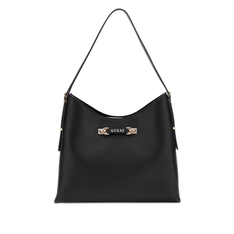 Grand sac hobo noir Lefia Guess