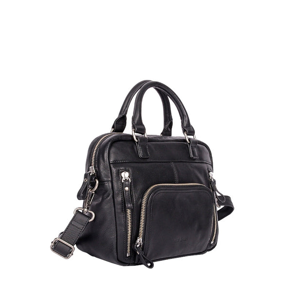 Sac à main en cuir grainé MINI MACY