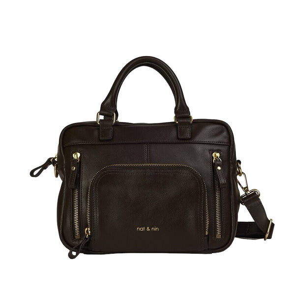 Sac à main en cuir grainé MINI MACY